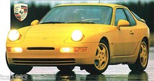 PORSCHE 968 SPEC SHEET /