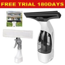 Cordless Window Vac chargeable Vacuum Cleaner with Cleaning Cloths & Squeegee