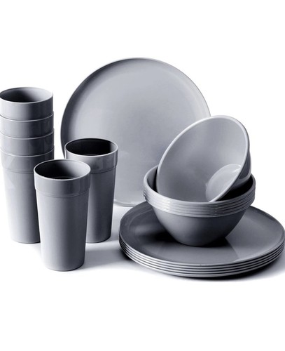 Piece reusable plastic - 18-piece,