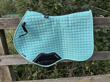 Lemieux AZURE saddle Pad close contact suede effect. Full. 
