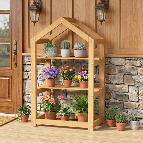Tier wood plant - 2-tier,