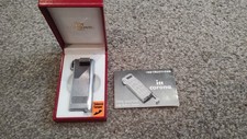 CORONA FLAME I11 Silver Coloured Pipe Master lighter made in Japan 1980s