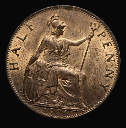 1901 victoria half - 1901,
