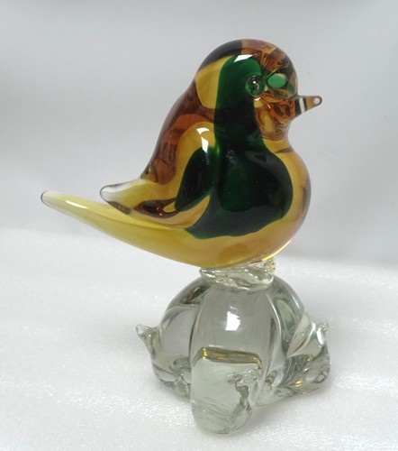 Murano summerso bird - summerso, 1.5kg