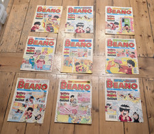 Vintage Beano Comics Job Lot x9 1995