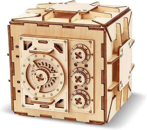 Acesome wooden puzzle box - wooden,