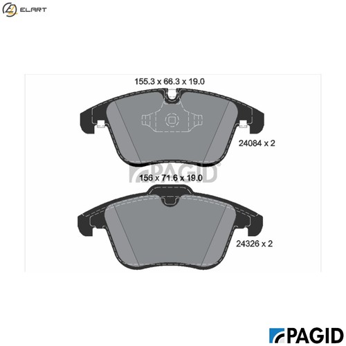Brake pad set disc - brake,
