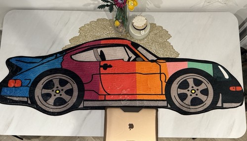 Cartoon car rug - cartoon,