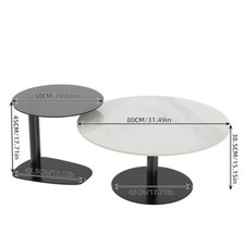 Set nesting coffee table - of,