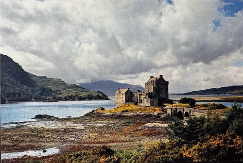 Castle eilean donan loch - eilean,