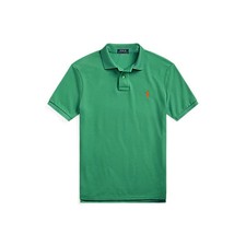 Genuine Ralph Lauren The Iconic Mesh Mens Polo T-Shirt Classic Fit In Green