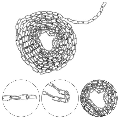 Silver stainless steel chain - stainless,