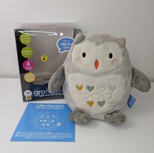 Grofriends Ollie the Owl Light and Sound Sleep Aid Baby Toy