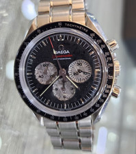 Omega Speedmaster Watch Apollo Soyuz Meteorite Dial 42mm Manual Wind