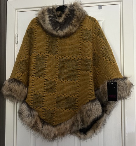 Cruz womens lined poncho cape - womens,