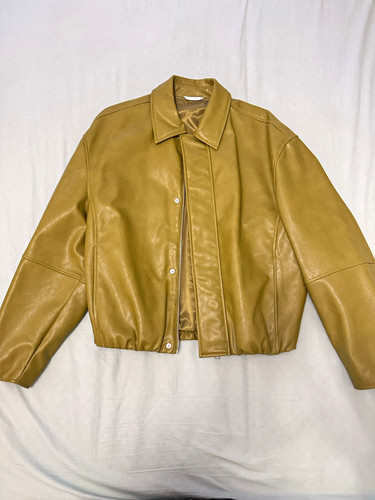 Zara men brown leather - zara, short