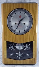 Vintage 555 Wall Clock - WORKING - Pendulum - Mid Century - Shanghai China
