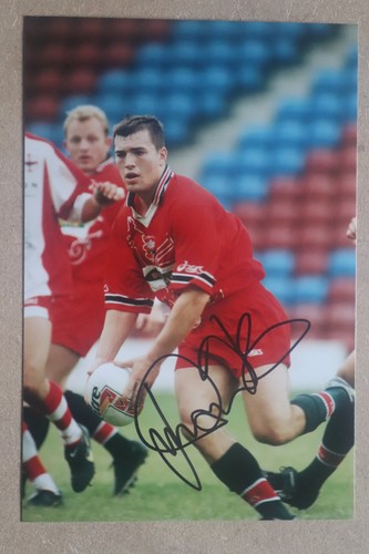Iestyn harris hand signed - iestyn,