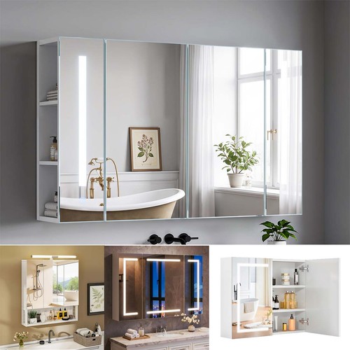 Bathroom mirror cabinet with - bathroom,
