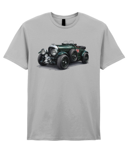 Cartoon blown bentley car - cartoon,