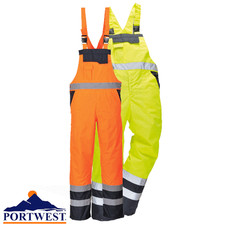 Hi Vis Waterproof Bib & Brace
