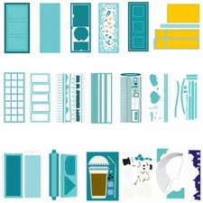 Slimline Frames Envelope Metal Cutting Dies Scrapbooking Embossing DIY Stencil