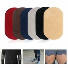 UK 2pcs Suede Leather Iron-on