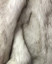 Super Luxury Faux Fur Fabric Material - WINTER WOLF
