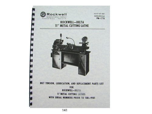 Rockwell delta lathe - rockwell, 11"