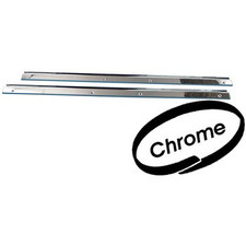 Chrome Door Sill Covers Pair for VW Type 1 T1 Beetle 1955-1986 incl. 1302 & 1303