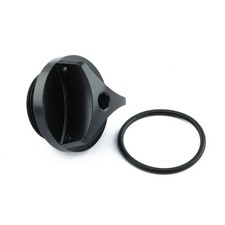 Aluminium Oil Filler Cap Black