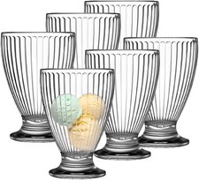 Glass Dessert Bowl Sundae Ice