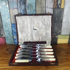Vintage Fish Cutlery Set Boxed
