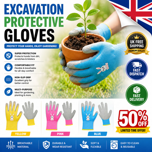 Garden work gloves children - work,