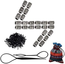 24Pcs Viking Beard Beads for