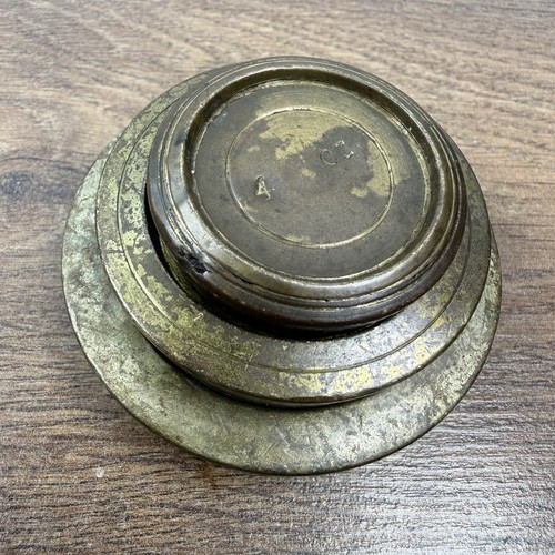 Vintage brass nesting weights - brass,
