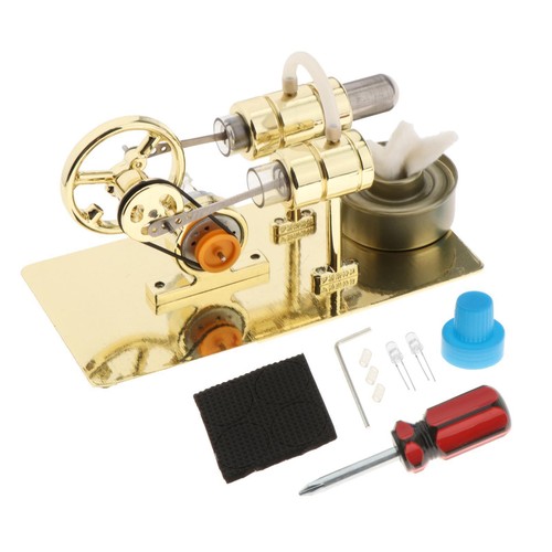 Mini hot air stirling engine - hot,