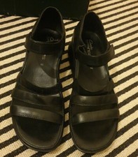 Clarks Springers Leather Sandals Size Uk 6.5