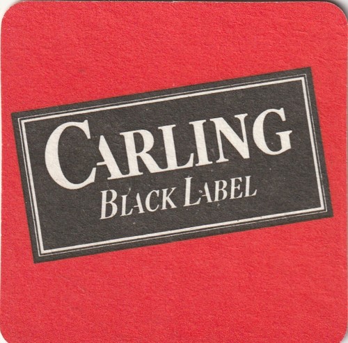 Beer mat carling black - uk,