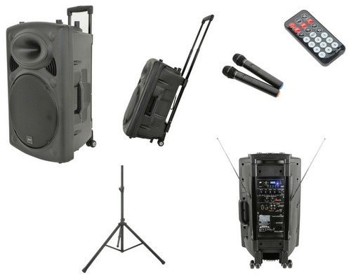 Qtx qr12pa battery mains - qtx,