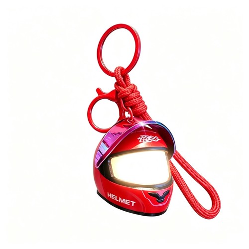 Motorcycle helmet keychain - helmet,