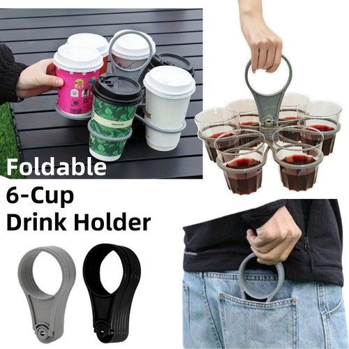 Foldable drink cup carrier - foldable,
