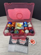 Bakugan Battle Brawlers Assorted Figures + Cards + Case Bundle Toys Collectables
