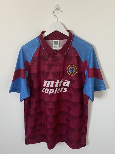 Aston villa 1990 home retro - aston,