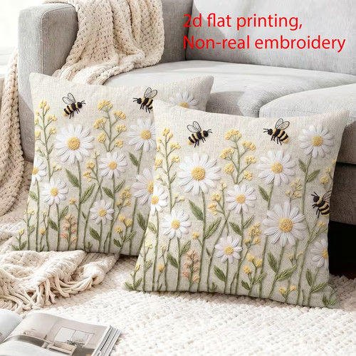 Daisy daisies bees - x,
