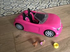 Barbie Pink Sparkle Convertible Car