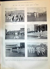Old 1899 Eton Harrow Cricket