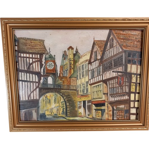 Chester framed cityscape - chester,
