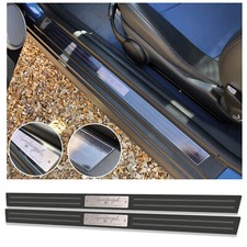 Pair R53 Plaque Door Sill Protector Decal Inlays Decals Fits Mini Cooper S R53