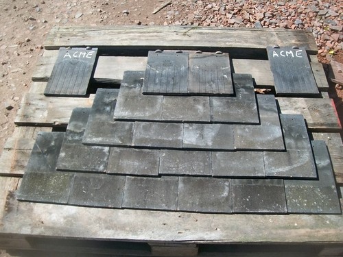 Reclaimed black roofing - black,